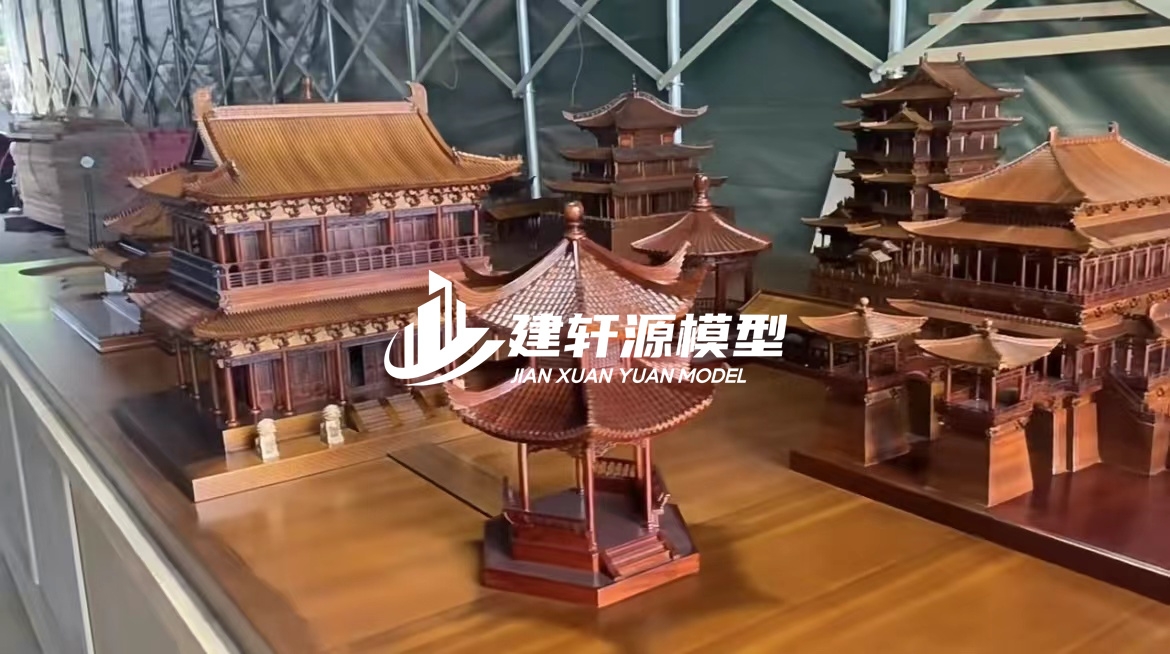 甘洛古建模型制作